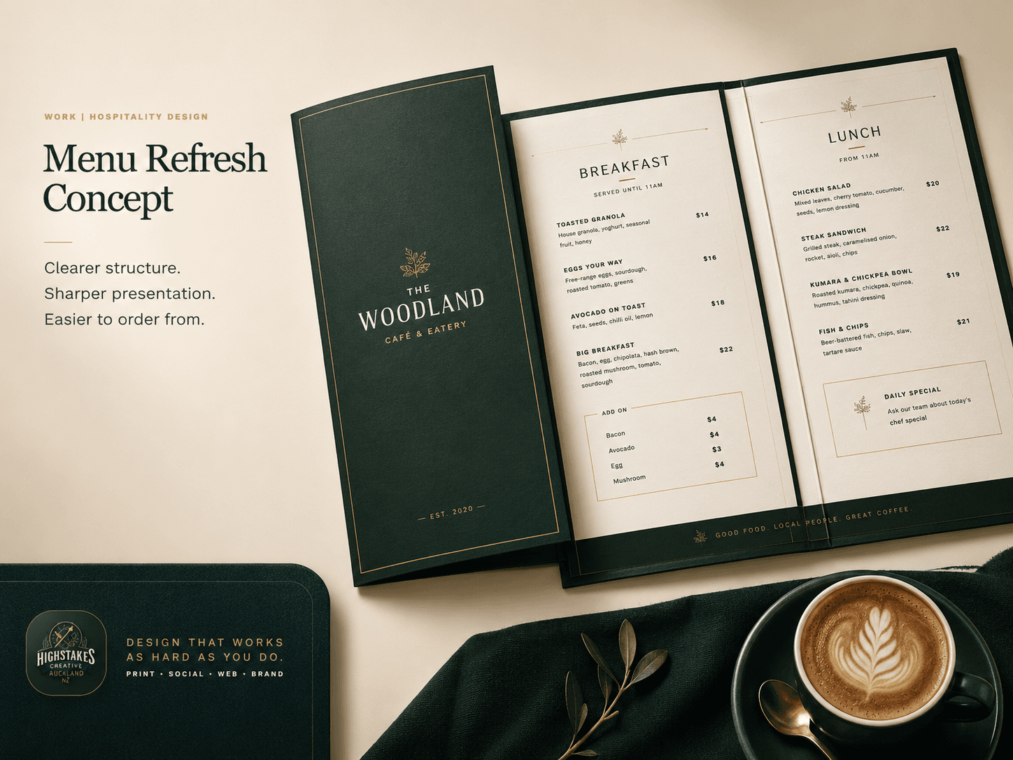 Menu refresh concept